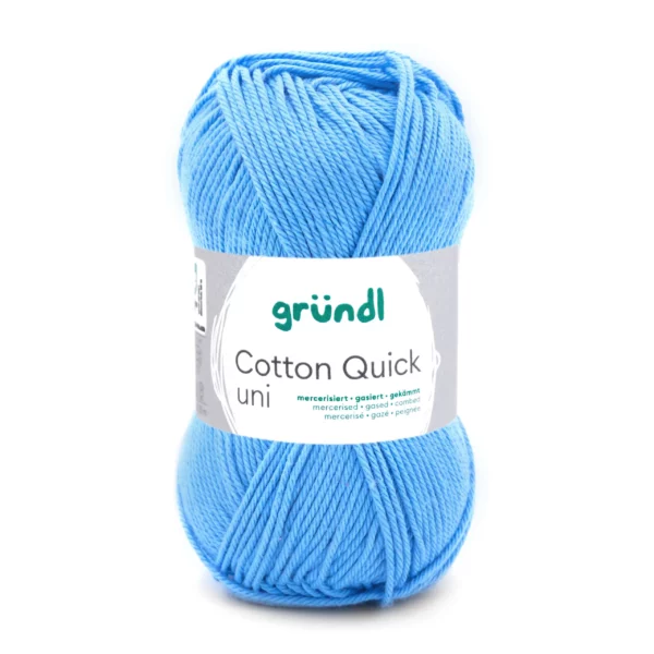 Coton quick uni bleu clair