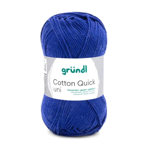 Coton quick uni bleu marine