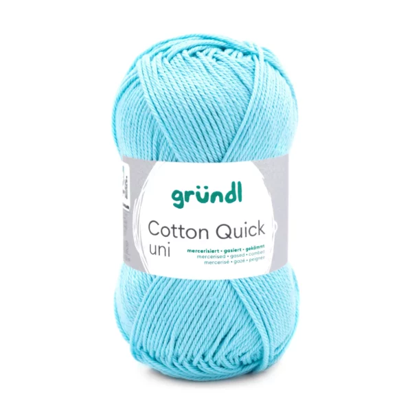 Coton quick uni bleu bébé