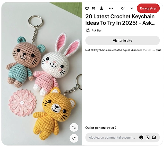 Patrons crochet pinterest